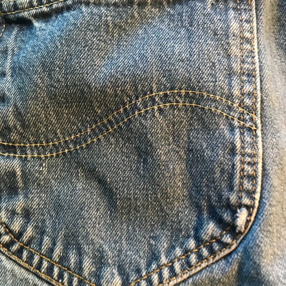 Riders by Lee Pleated High-Waisted Jeans, Vintage 80s, Size 13 - Picture 7 of 13